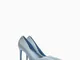 Bershka Scarpe Con Tacco Alto In Denim Donna 37 Azzurro Lavato