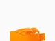 Bershka Sandali Plateau Imbottito Donna 40 Arancione