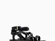 Bershka Sandali Bassi Con Cinturino Donna 39 Nero