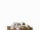 Bershka Sandali Bassi Metallizzati Con Fibbie Donna 36 Argentato