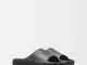 Bershka Sandali Bassi Texture Da Uomo Uomo 44/45 Nero