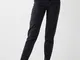 Bershka Mom Jeans Slim Comfort Fit Donna 48 (Eu 44) Nero