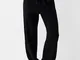 Bershka Pantaloni Jogger In Felpa Donna Xs Nero