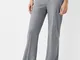 Bershka Pantaloni Flare Tailored Fit Donna 38 (Eu 34) Grigio