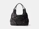 Bershka Borsa Con Cerniere E Borchie Donna Nero