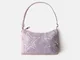 Bershka Borsa In Denim Con Stelle Di Strass Donna Rosa