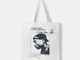 Bershka Borsa Shopper Con Stampa Tupac Donna Bianco