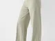 Bershka Pantaloni Larghi Tailored Fit Donna 38 (Eu 34) Kaki