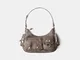 Bershka Borsa A Spalla Multipocket Donna Grigio Scuro