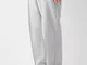 Bershka Pantaloni Wide Leg Interlock Uomo S Grigio