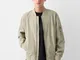 Bershka Giubbotto Bomber Leggero Uomo M Kaki