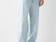 Bershka Jeans Baggy Uomo 40 (Eu 34) Azzurro Chiaro