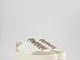 Bershka Sneakers Stampa Animalier E Glitter Donna 38 Bianco