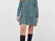  Vestito Chemisier Corto Verde Xl