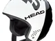 Casco sci Head Stivot Race (Colore: bianco-nero, Taglia: 57/58)