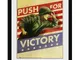  Wwii - Push For Victory (Stampa In Cornice 30x40)