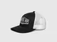 Trucker Hat -  Patch - Black/White - One Size