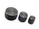 5pcs Black Aluminum Alloy Potentiometer/Encoder Knobs Switch Caps 30/21/15 x 17mm Half Sha...