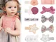 10 Colors Baby Girls Print Hairpin Knotted Bownot Hairpin Cute Lace Pearl Flower Hair Clip...