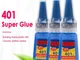 1PCS 401 Instant Fast Adhesive 30ML Bottle Stronger Super Glue Multi-Purpose Fix HOT Super...