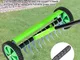 5.7 inch Heavy Duty Rolling Grass Lawn Garden Aerator Roller Yard Grass Cultivator Scarifi...