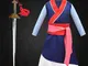 New Movies Halloween Child Hua Mulan Costume Christmas Girls Mulan Dress Children Traditio...