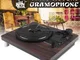33, 45, 78 RPM Record Player Antique Gramophone Turntable Disc Vinyl Audio RCA R/L 3.5mm O...