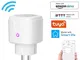 WiFi Smart Wireless Plug EU US UK Adaptor Remote Voice Control Power Energy Monitor Outlet...