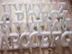 1pc Diy Freestanding Wood Wooden Letters White Alphabet Wedding Birthday Party Home Decora...