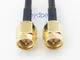 Cable SMA male plug to SMA male straight RG316 RF Jumper pigtail 4inch~10FT