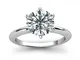 925 sterling silver ring 1ct 2ct 3ct Classic style Diamond jewelry Moissanite ring Wedding...