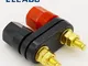 Quality Banana plugs Couple Terminals Red Black Connector Amplifier Terminal Binding Post...