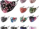 Fast delivery headband scarf mascarilas Unisex Cute Printing PM2.5 Outdoor Mouth Mask Wash...