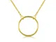 ying Vahine 100% 925 Sterling Silver Hollow Circle Pendant Necklaces for Women