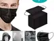 30/60/90/120/200pcs Black 3 Layer Disposable Face Msk Good Quality Low Price Face Msk One...