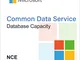 Common Data Service Database Capacity (NCE)