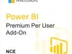 Power BI Premium Per User Add-On (NCE)