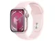  Watch Series 9 GPS Cassa 41mm in Alluminio Rosa con Cinturino Sport Rosa Confetto - S/M