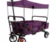 Carrello Pieghevole da giardino da spiaggia  City CT500 anti UV parasole VIOLA