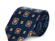 Cravatta su misura, , Contrasto Blu, Quattro Stagioni | 
