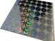 Stickerslab - 100 Etichette ce (Conformità Europea) adesive sigilli ologrammati di garanzi...