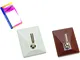 Ganci adesivi in plastica 1 posto in blister - mm.30x40, marrone - in bl.2 pz.