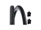 Ecovelo - 2 copertoni dsi 26 x 1 3/8 (37-590) + camere Pneumatici City Bike Stradale gomme...