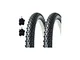 2 copertoni mtb 26 x 2.10 + camere pneumatici gomme nero per mountain bike 26 Ecovelo