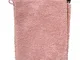 Atmosphera - Set di 2 flanelle rosa joia 15x21cm créateur d'intérieur - Rosa