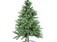 Albero di natale h 180 cm verde artificiale 924 rami mod. Bernina