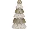 Vacchetti - Albero ceramica bianco oro con led cmø14h29