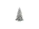 Albero creek H210CM innevato con 895 rami in pe+pv