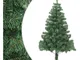 Vidaxl - Albero Natale Artificiale con Supporto Acciaio 210 cm 910 Rami