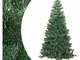 vidaXL Albero di Natale Artificiale L 240 cm Verde